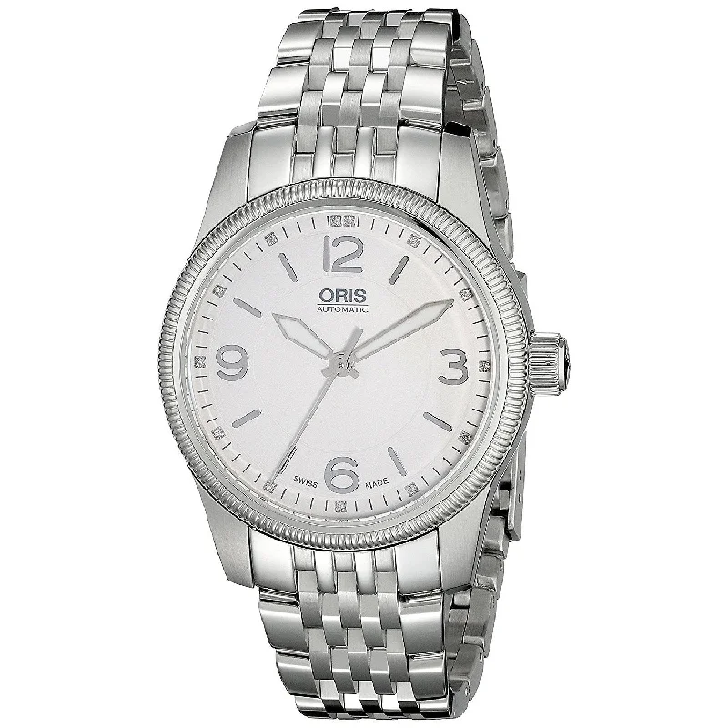 Oris Men's 73376494031MB Big Crown Swiss Hunter Team Ps Edition Diamond Stainless Steel Watch