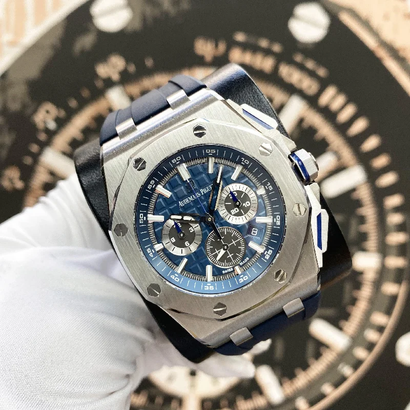 Audemars Piguet Royal Oak Offshore Chronograph 42mm 26480TI.OO.A027CA.01 Blue Dial Pre-Owned