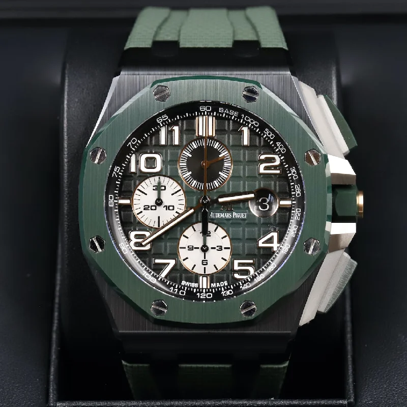 Audemars Piguet<br>26405CE Royal Oak Offshore Green Dial