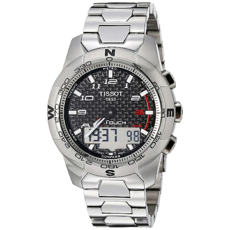 Tissot Men's T0474204420700 T-Touch II Analog-Digital Titanium Watch