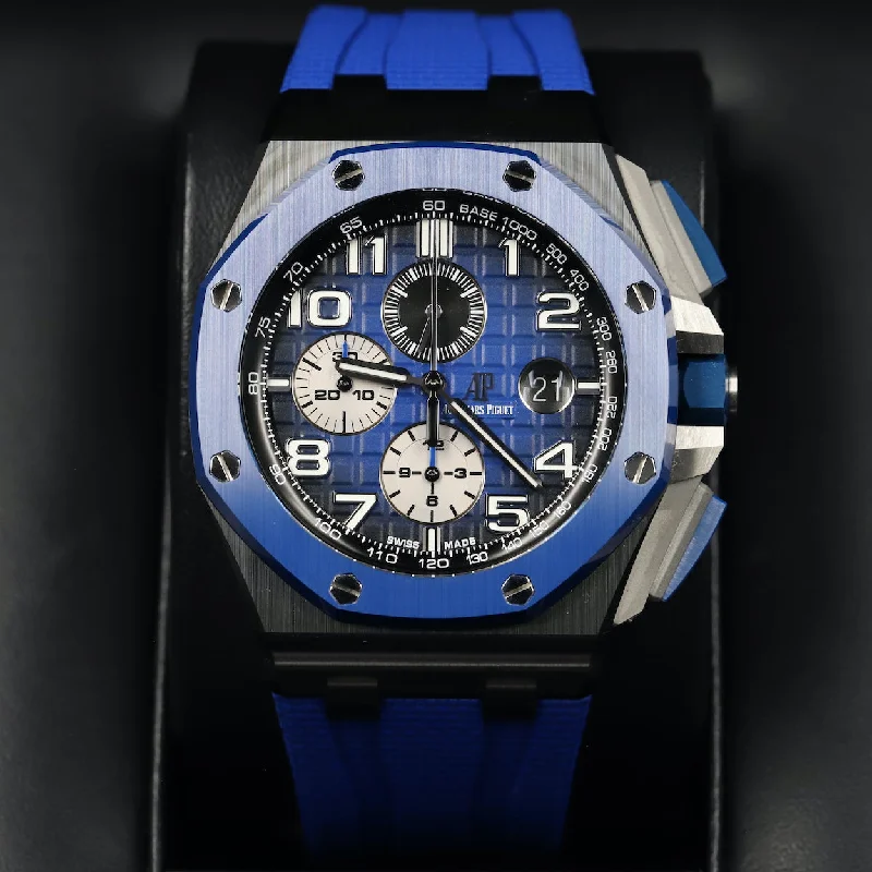 Audemars Piguet<br>26405CE Royal Oak Offshore Blue Dial