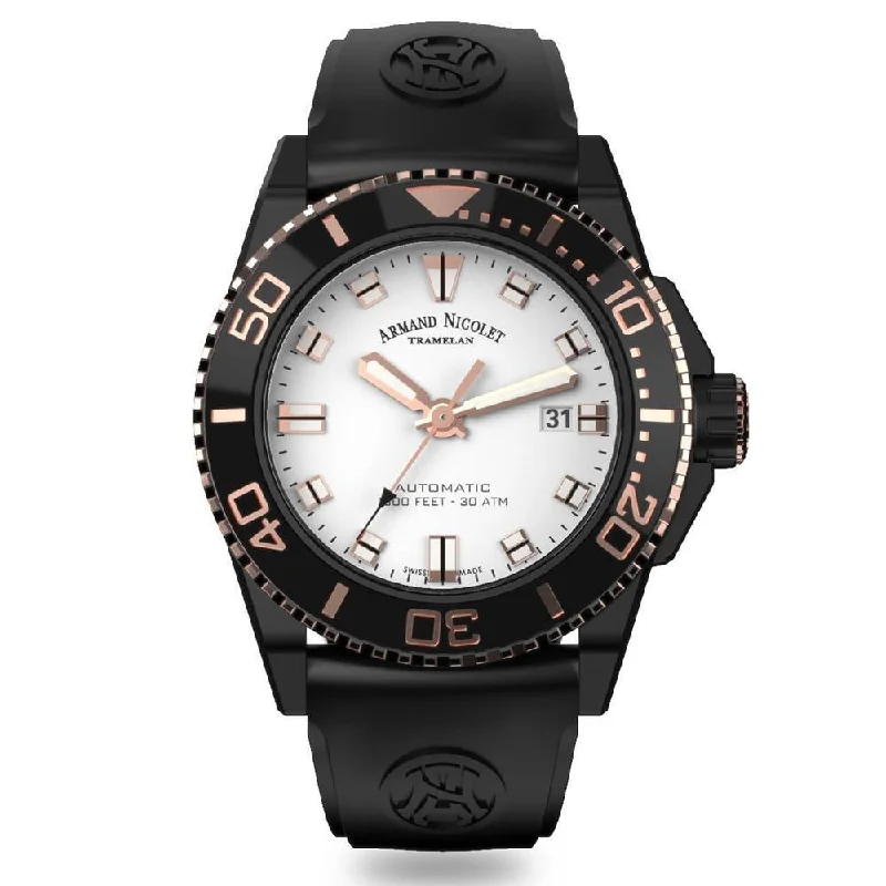 Armand Nicolet JS9-44 Silver/Rose