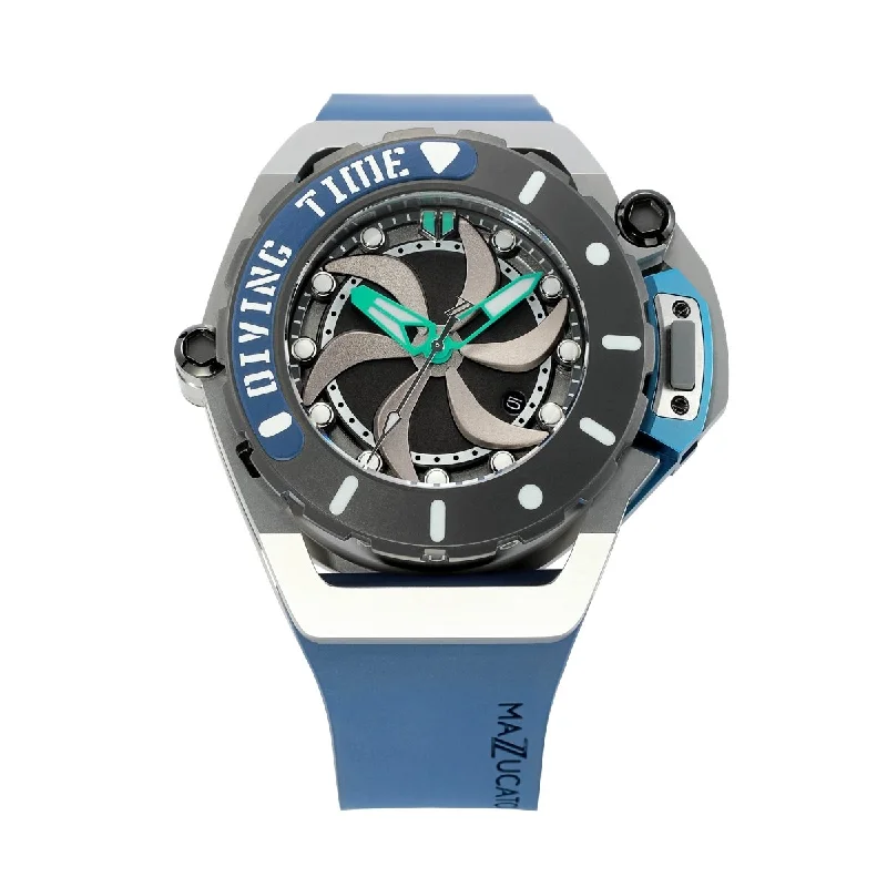 Mazzucato Automatic reversible Watch Scuba Blue Green