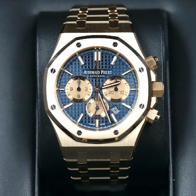 Audemars Piguet<br>26331OR Royal Oak Chronograph Blue Dial