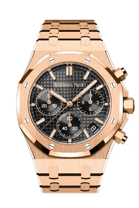 Audemars Piguet Royal Oak 41 Black Rose Gold Watch 26240OR.OO.1320OR.05