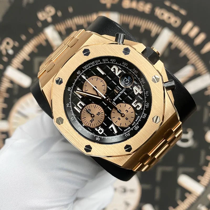 Audemars Piguet "Brick" Royal Oak Offshore Chronograph 42mm 26470OR Black Dial Pre-Owned