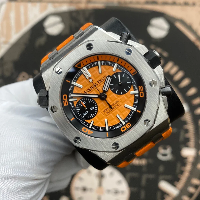 Audemars Piguet Limited Edition Royal Oak Offshore Diver 42mm 26703ST Orange Dial Pre-Owned