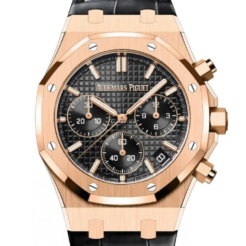 Audemars Piguet Royal Oak Chronograph Rose Gold Black Dial 50th Anniversary 26240OR.OO.D002CR.01