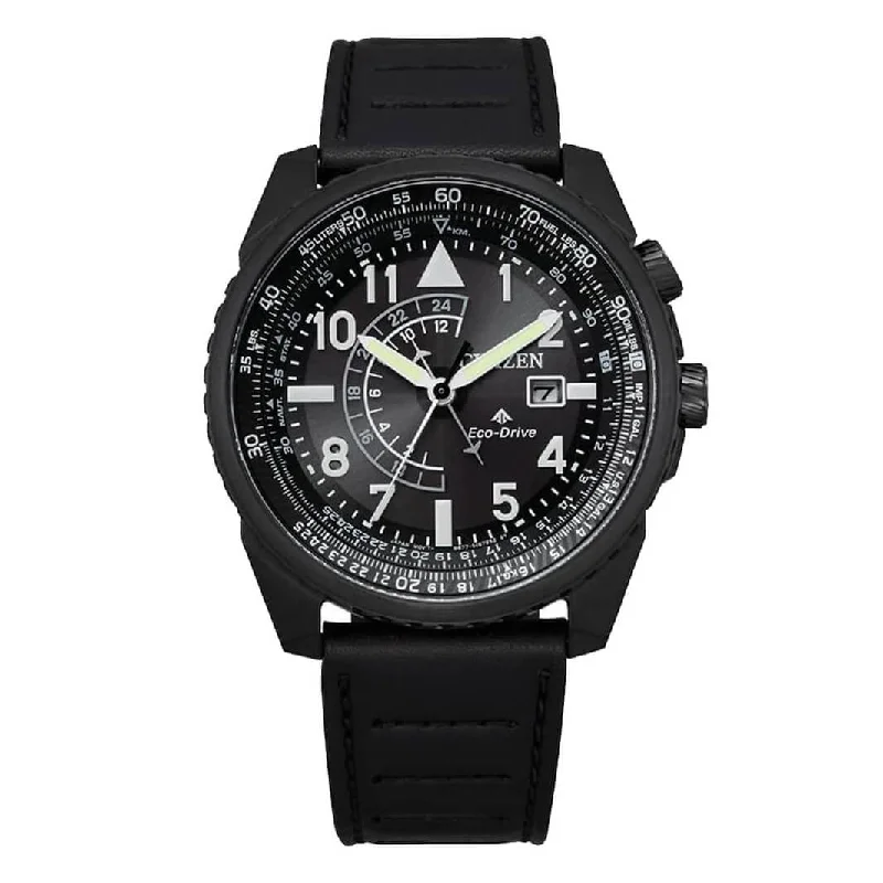 Citizen Men's Watch Eco-Drive Promaster Nighthawk Black BJ7135-02E