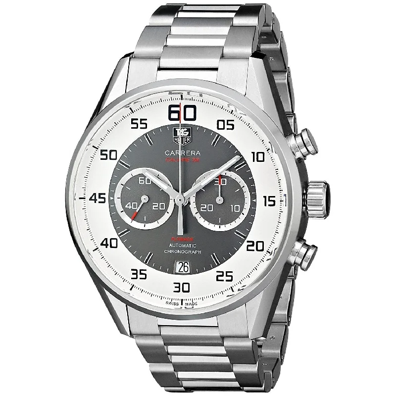 Tag Heuer Men's CAR2B11.BA0799 Carrera Flyback Chronograph Automatic Stainless Steel Watch