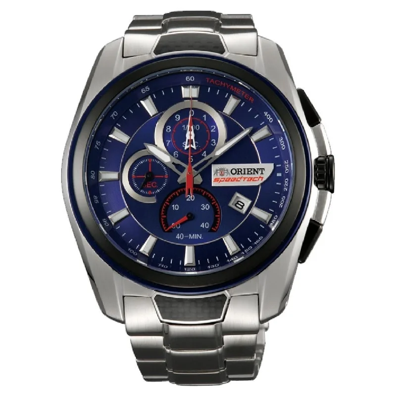 Orient Men's STZ00001D0 Speedtech Chronograph Stainless Steel Watch