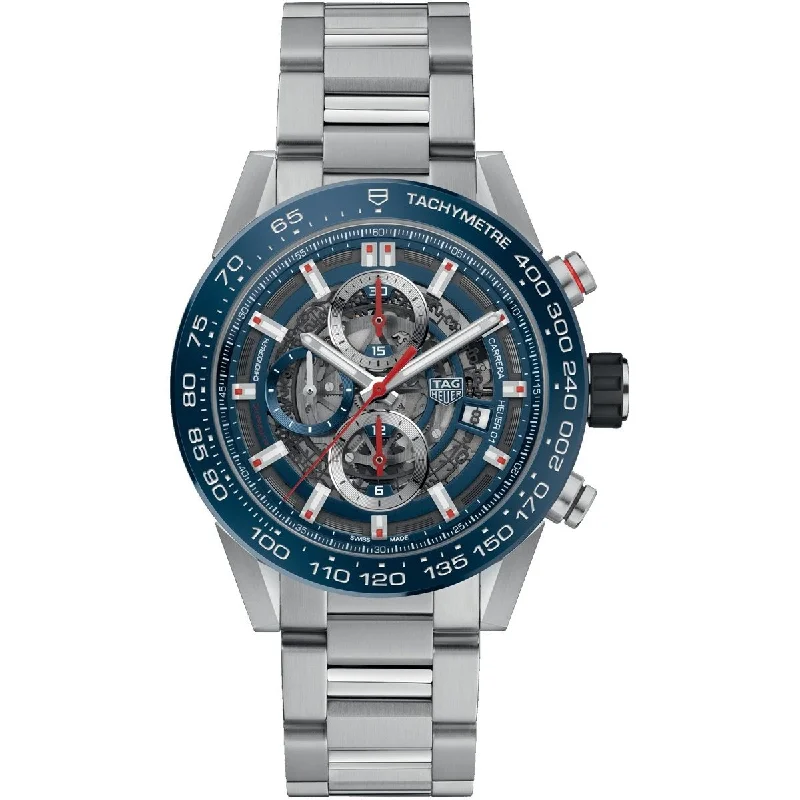 Tag Heuer Men's CAR201T.BA0766 Carrera Chronograph Automatic Stainless Steel Watch