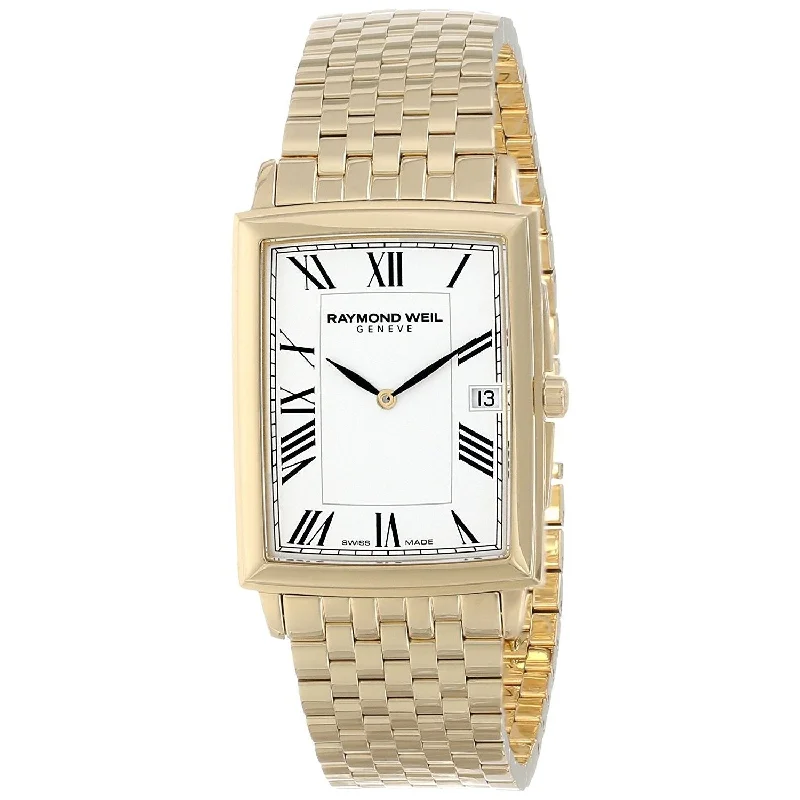 Raymond Weil Men's 5456-P-00300 Tradition Gold-Tone Stainless Steel Watch