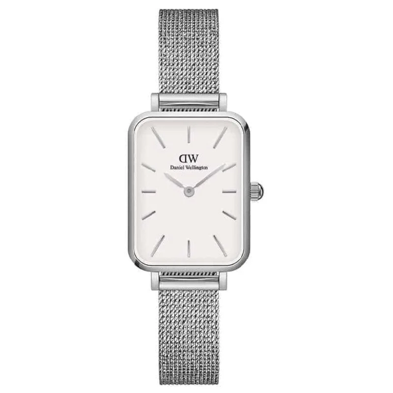 Daniel Wellington Ladies White Quadro Watch DW00100438