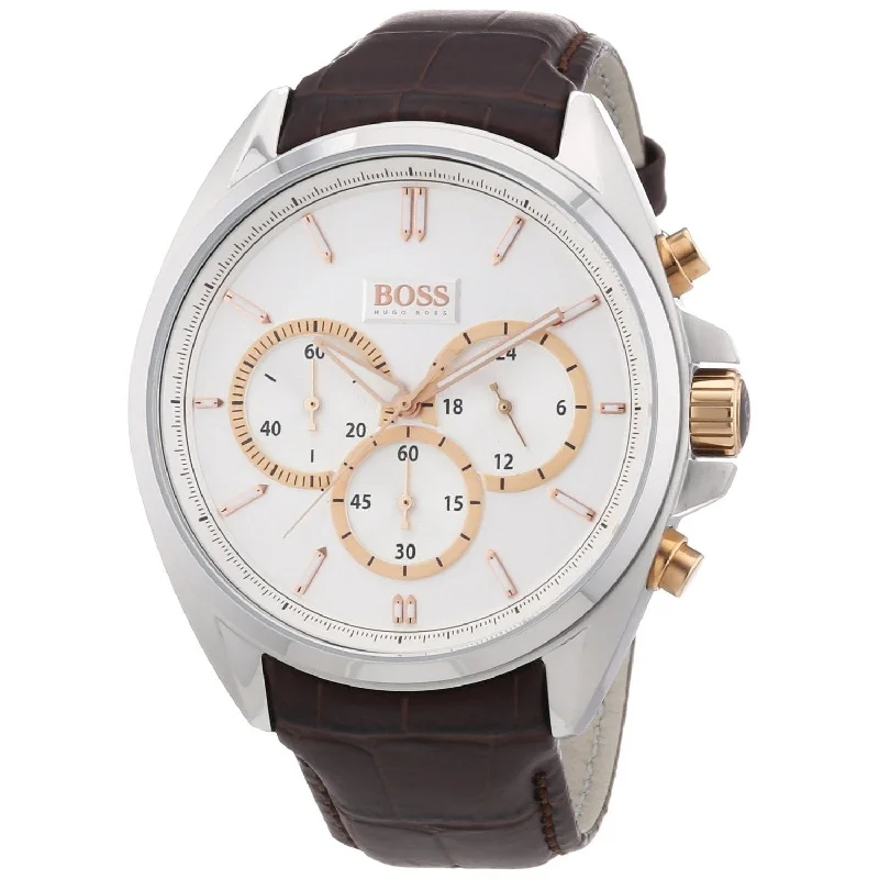 Hugo Boss Men's 1512881 La Boheme Chronograph Brown Leather Watch