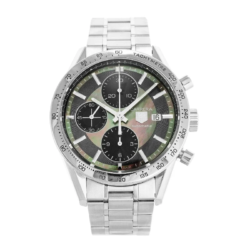 Tag Heuer Men's CV201P.BA0794 Carrera Chronograph Stainless Steel Watch