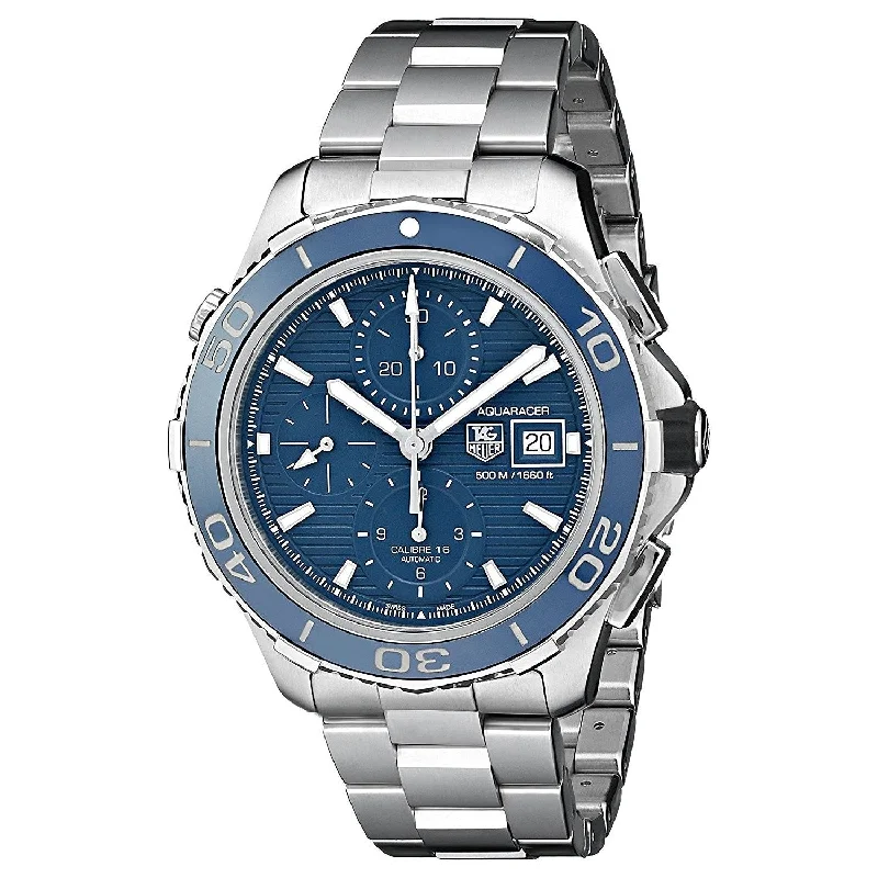 Tag Heuer Men's CAK2112.BA0833 Aquaracer Chronograph Automatic Stainless Steel Watch