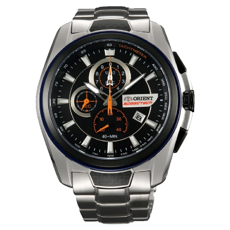 Orient Men's STZ00001B0 Speedtech Chronograph Stainless Steel Watch