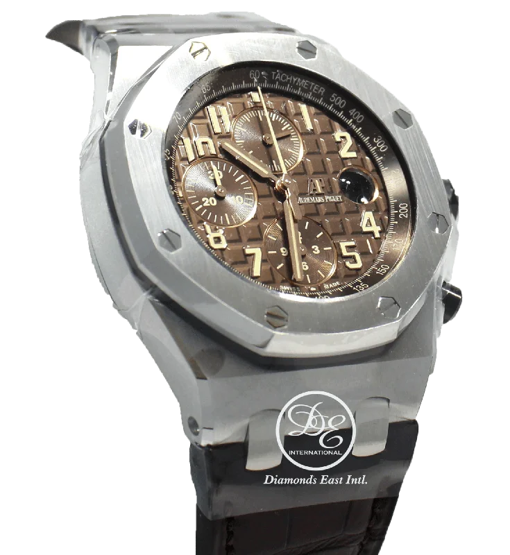 Audemars Piguet Royal Oak Offshore HAVANA Chocolate BOX/PAPERS  26470ST.OO.A820CR.01 *NEW*