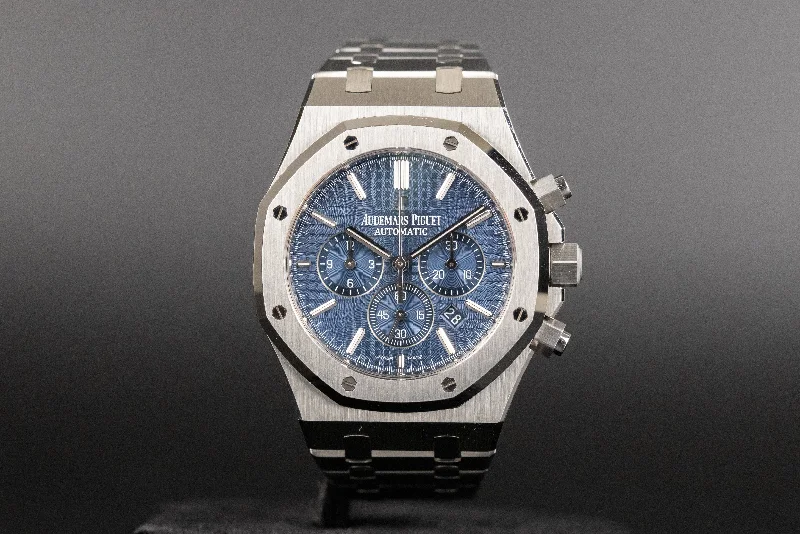 Audemars Piguet<br>26320ST Royal Oak Chronograph Blue Dial