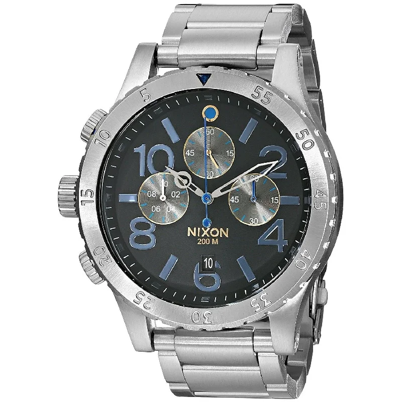 Nixon Men's A486-1529 48-20 Chronograph Stainless Steel Watch