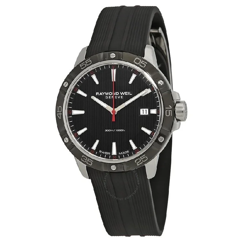 Raymond Weil Men's 8160-SR1-20001 Tango Black Rubber Watch