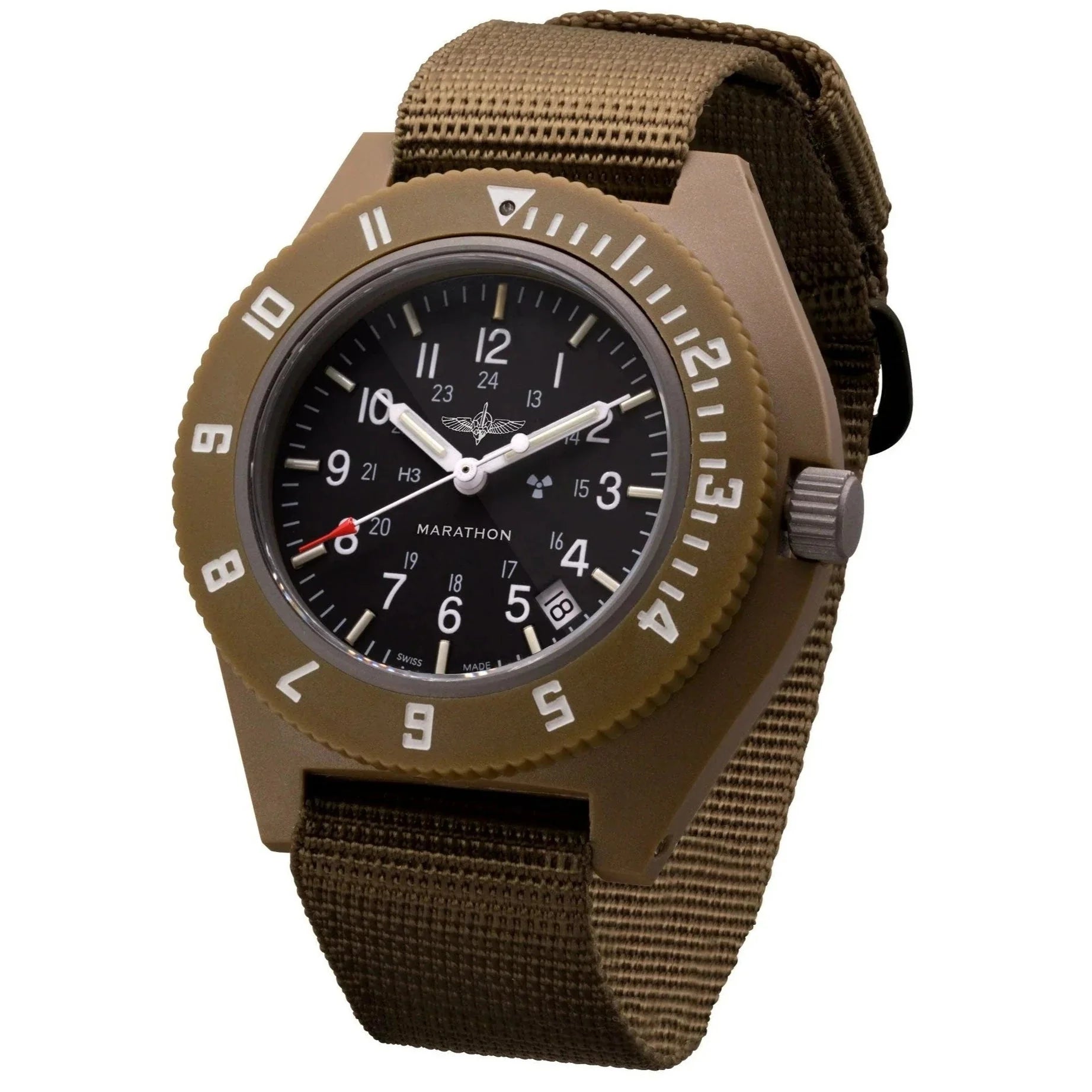 Marathon Pilot's Navigator with Date - 41mm IDF Duvdevan Desert Tan WW194013-S-DT-G